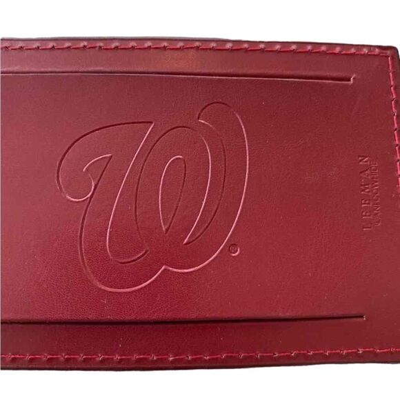 MLB Nationals Curly W Logo Luggage Tag - Picture 2 of 9